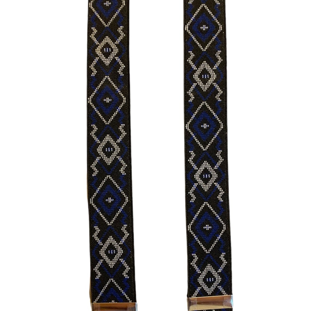 Abstract Patterned Suspenders - Picture 3 of 7
